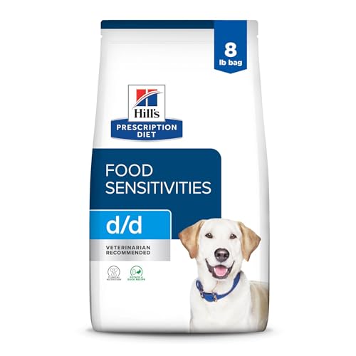 Hill's Prescription Diet d/d Skin/Food Sensitivities Potato & Duck Formula Dry Dog Food, Veterinary Diet, 8 lb. Bag
