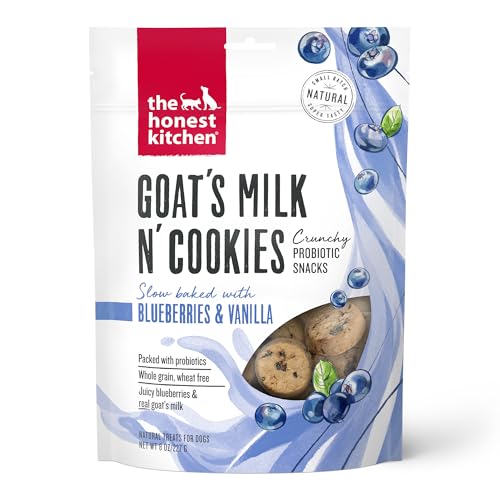 The Honest Kitchen Goat's Milk N' Cookies: Slow Baked with Blueberries & Vanilla, 8 oz Bag