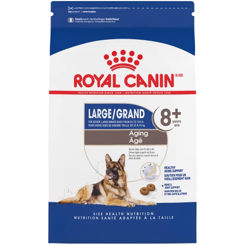 Royal Canin Large Aging 8+ Senior Dry Dog Food, 30 lb bag, 518330