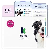 Koko DNA Test for Dogs Advanced - (+150 Reports of Breeds, Health and Traits) - Updates at no Cost