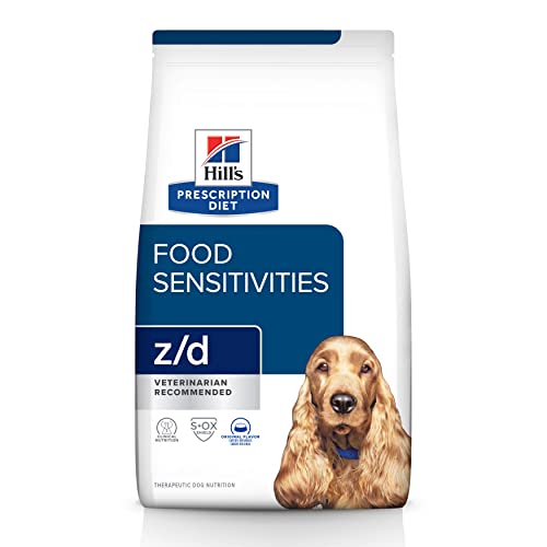 Hill s Prescription Diet z/d Skin/Food Sensitivities Dry Dog Food, Veterinary Diet, 25 lb. Bag