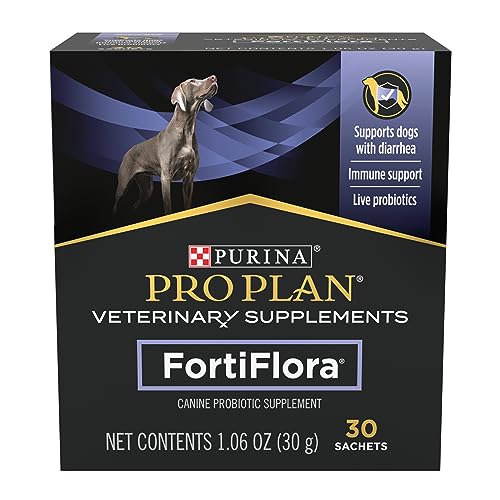 Purina Veterinary Diets Pro Plan Supplements FortiFlora Dog Probiotic Supplement, Canine Nutritional Supplement (72) 30 ct. Boxes