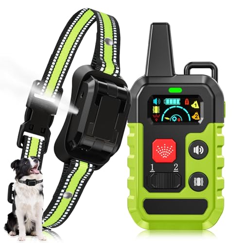 Citronella Training Collar for Dog [No Spray Refill] Spray Dog Training Collar with Beep/Vibration/Spray 4 Mode & 6 Adjustable Sensitivities IPX7 Waterproof Safer Bark Collar for L/M/S Dogs