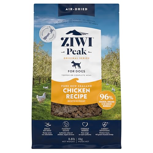 ZIWI Peak Air-Dried Dog Food Chicken - All Natural, High Protein, Grain Free, Limited Ingredient w/ Superfoods (140.8oz)